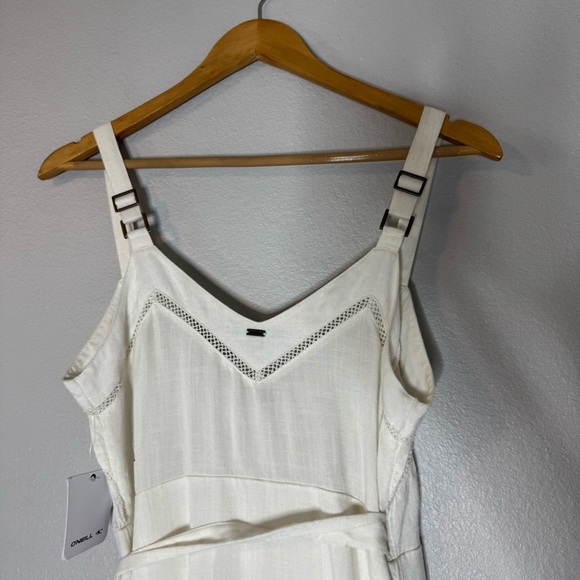 O'Neill Cream Midi Wrap Dress - Picture 12 of 16